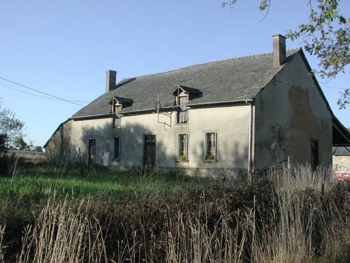 Vue générale du logis ; Ferme le Verger