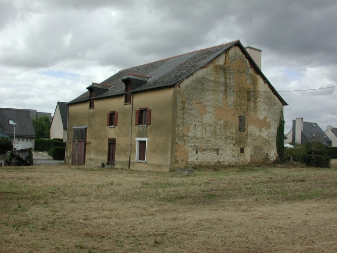 Vue générale de la façade antérieure ; Ferme de Villeneuve