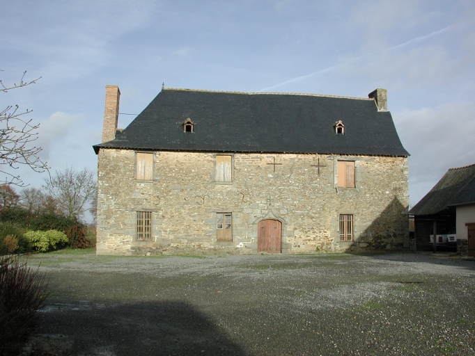 Le manoir du Plessix Beaucé ; Logis, façade principale, état actuel