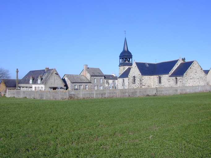 Le village : vue de situation sud-est ; Le village : vue de situation sud-est