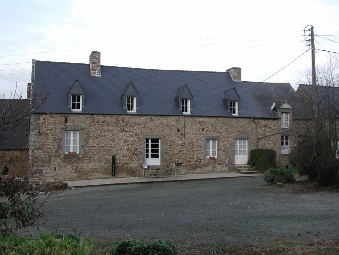 Vue générale sud du logis