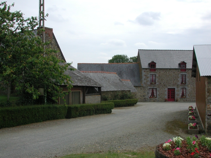 Vue de situation ouest du nouveau logis