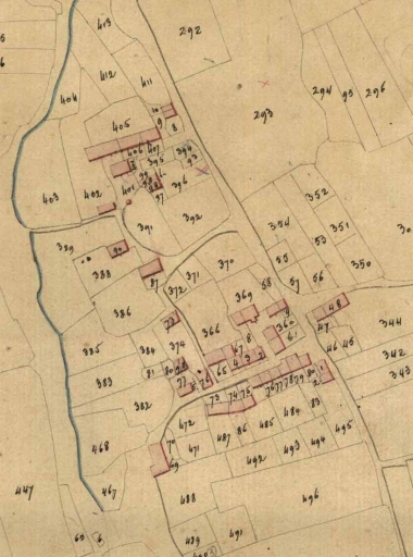 Cadastre vers 1825