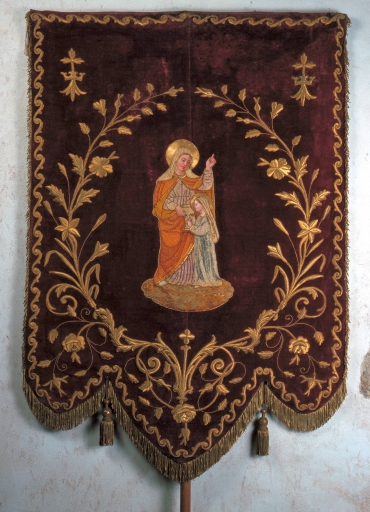 Bannière de procession n°3, recto, vue générale