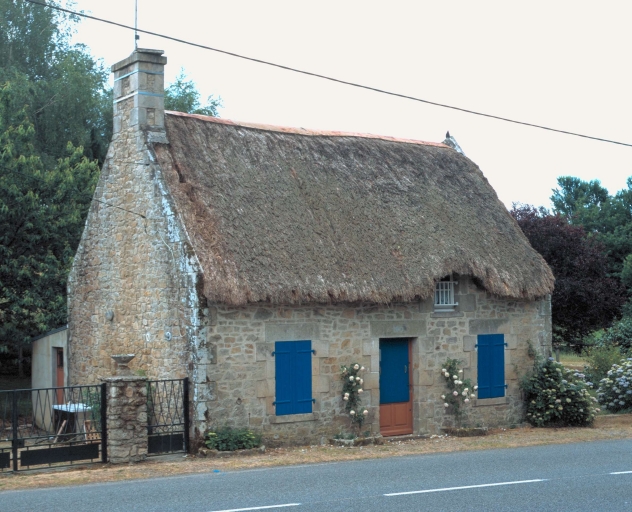 Vue générale nord-est ; Lann Forno, vue générale nord-est.