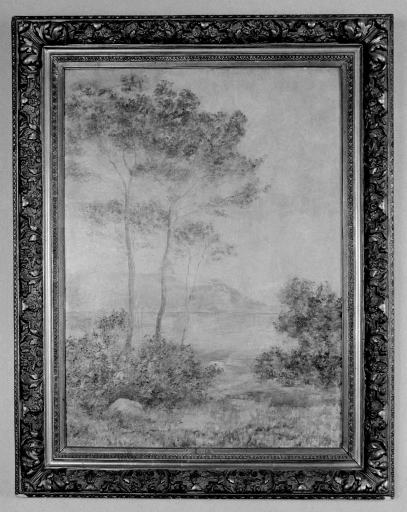 Tableau : paysage en bord de mer