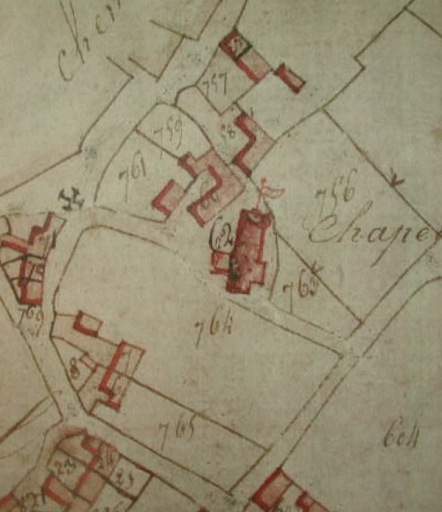 Extrait du plan cadastral de 1832 (AD 22).