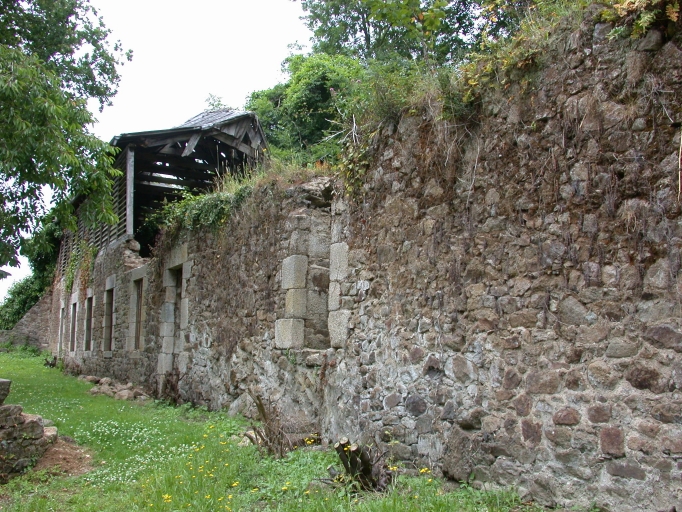 Vue générale du séchoir de la tannerie, façade nord-ouest.