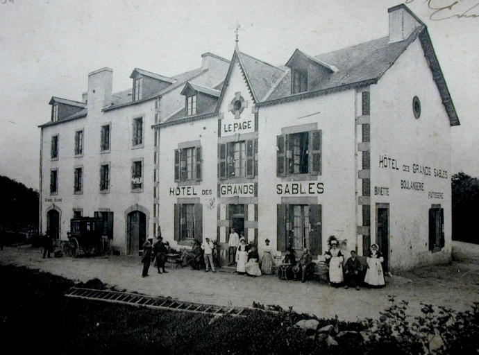 Hôtel des Grands Sables. Carte postale, vers 1900 (coll. part.)