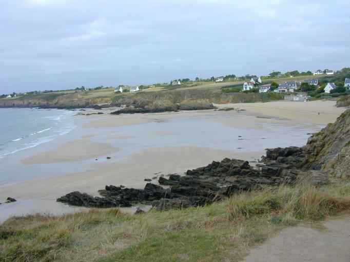 La plage de Bellangenet, vue vers le nord