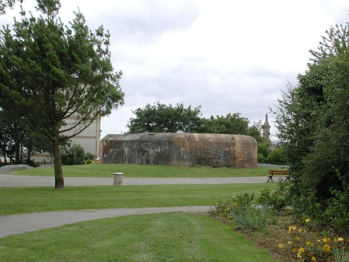 Vue générale de la deuxième casemate de la batterie lourde de Saint-Pierre-de-Quilbignon