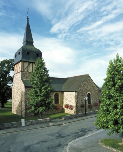 Église paroissiale Notre-Dame-de-Montual, puis Notre-Dame de Grâce, puis Notre-Dame de l'Assomption, rue de l'Eglise (La Chapelle-Thouarault)