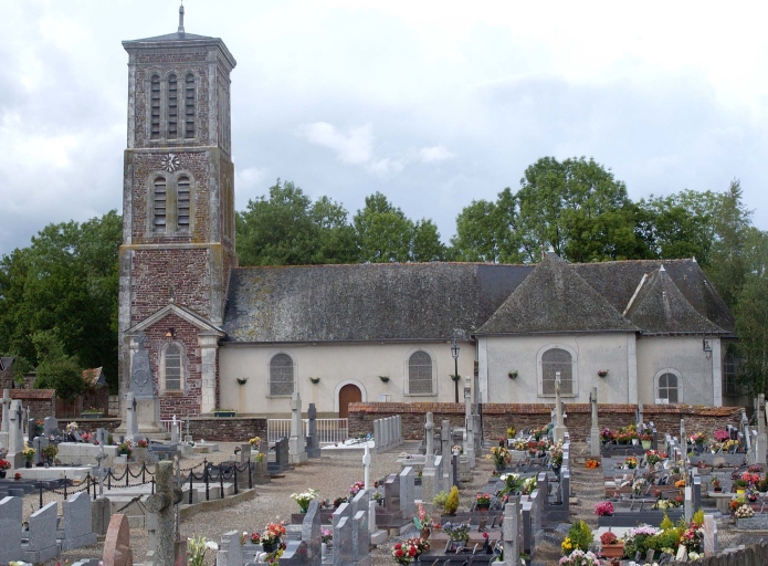 Vue générale sud depuis le cimetière