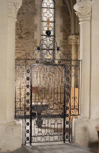 Paire de clôtures de chapelle