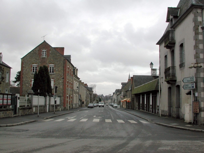 Vue générale vers l'est ; Boulevard du Mail, vue vers l'est