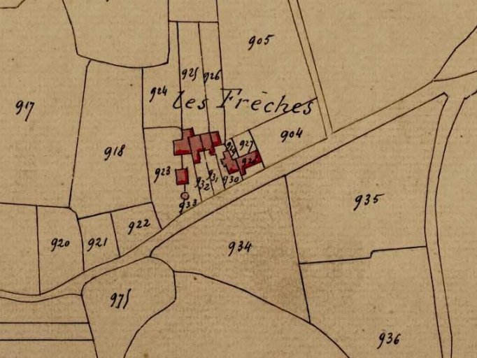 Extrait du cadastre de 1823