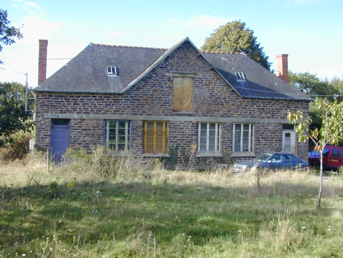 Vue générale sud ; L'école de quartier du Bois David