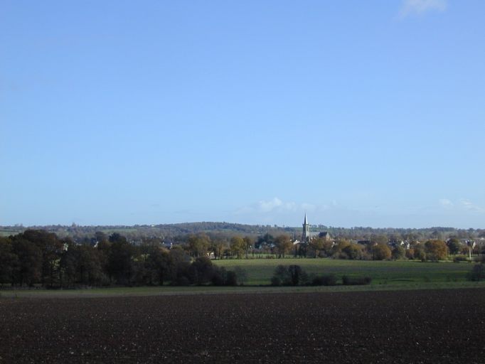 Vue de paysage à l'ouest du village