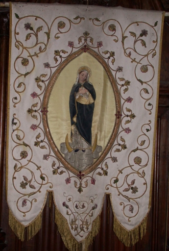 Bannière de procession : Immaculée Conception