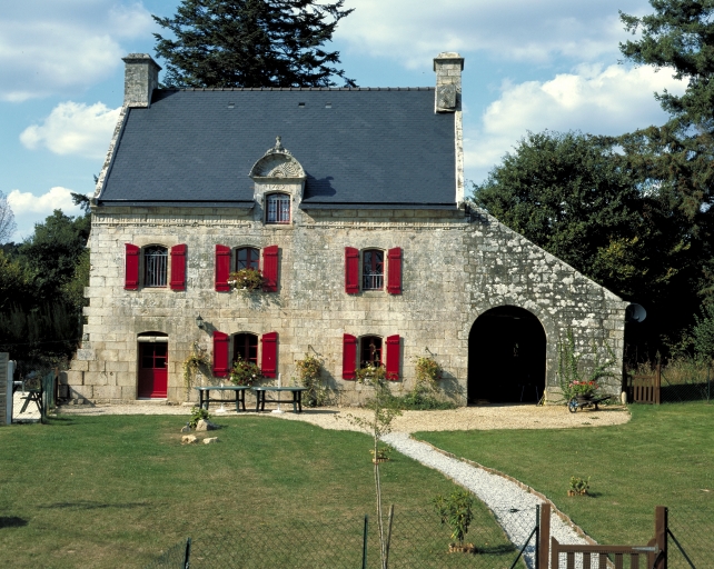 Vue générale sud ; Tréblavet, ferme