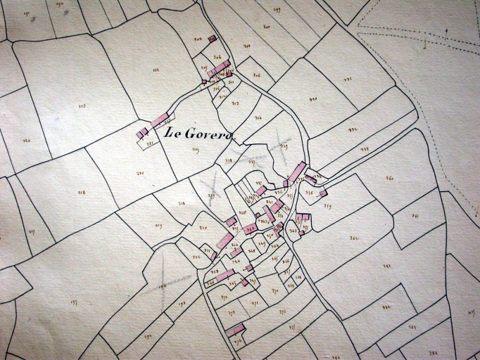 Plan cadastral 1828, section C1 (AD Morbihan, série 3P) ; Plan cadastral 1828, section C1 (AD Morbihan, série 3P) ; Plan cadastral 1828, section C1 (AD Morbihan, série 3P) ; Plan cadastral 1828, section C1 (AD Morbihan, série 3P)