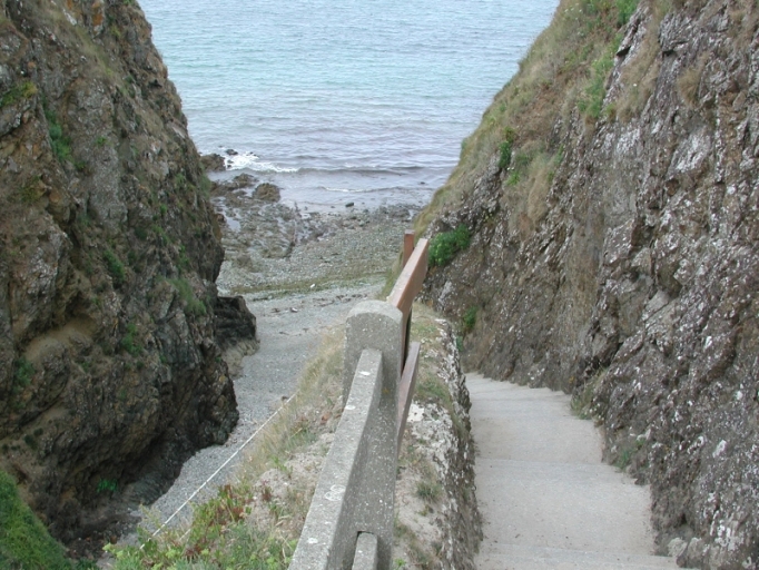 Vue générale de l'escalier de la Cotentin