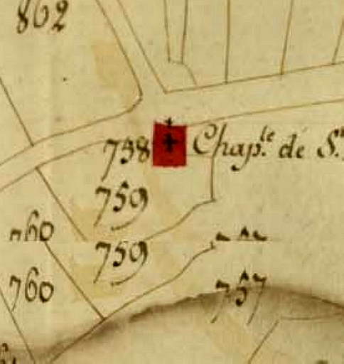 Extrait du plan cadastral de 1812 (AD 22)