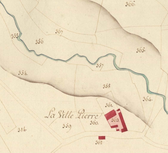Extrait du plan cadastral de 1812 (AD 22)