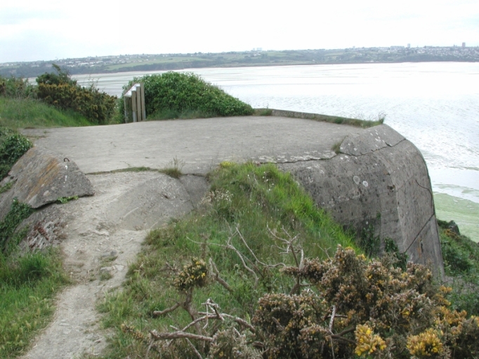 Vue générale du blockhaus de la Pointe du Grouin ; Vue générale du blockhaus de la Pointe du Grouin