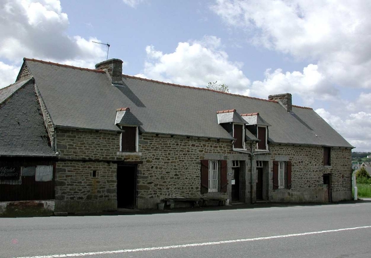 Yffiniac, le Dernier Sou. Logis-jumelés symétriques (2e moitié du 19ème siècle) ; Vue générale