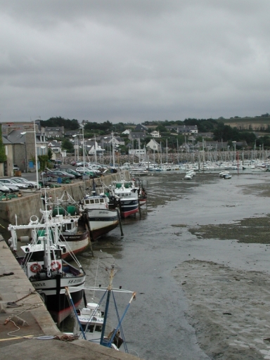Vue générale des quais de Dahouët aujourd'hui, utilisés pour la pêche 