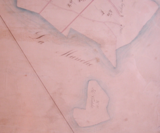 Cadastre de 1847, section A, 1ère feuille : l'îlot du Verdelet.