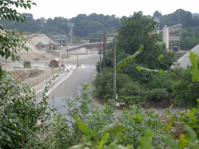 Carrière (de diorite écrasée) de Saint-Lubin (Plémet)
