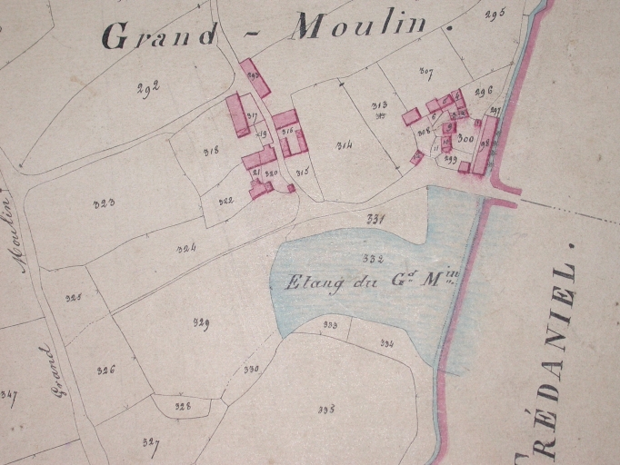 Cadastre ancien, 1842.