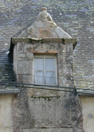 Elévation sur rue, détail de la lucarne