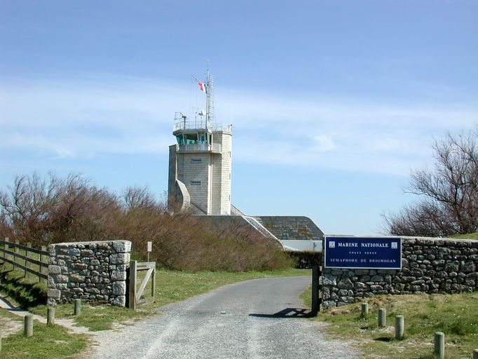 Vue du sémaphore de Brignogan
