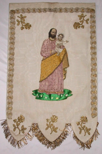 Face portant Saint Joseph et l'Enfant