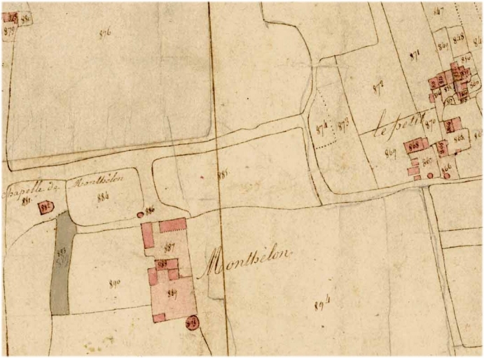 La chapelle de Monthelon en 1819