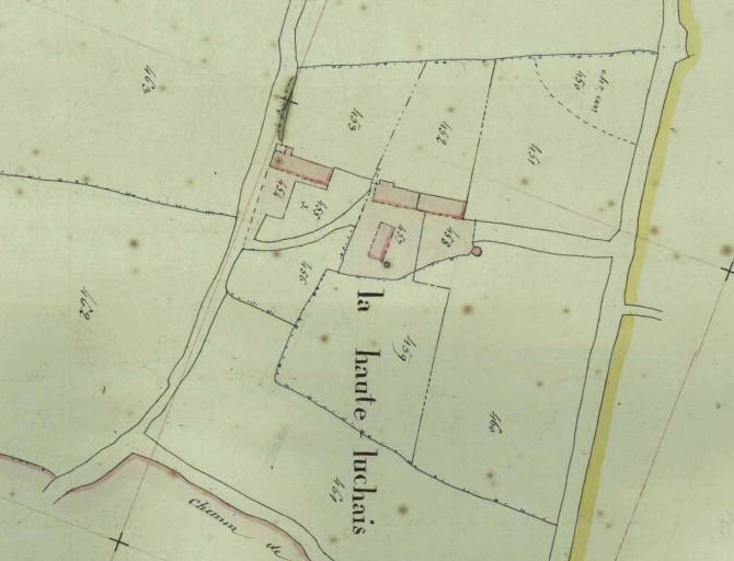 Extrait du cadastre de 1845