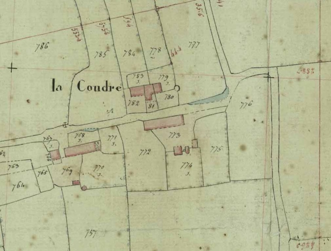 Extrait du cadastre de 1845