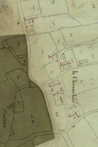 Extrait du cadastre de 1845