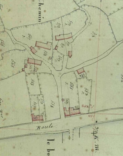 Extrait du cadastre de 1845