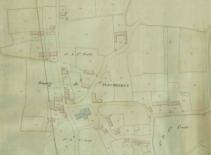 Extrait du cadastre de 1845