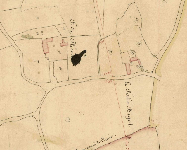 Le Plessis en 1843 ; Le cadastre de 1843