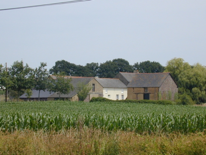 Vue générale sud-ouest de la ferme