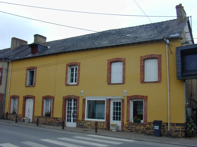Façade sud ; Maison à boutique de la rue de Rennes