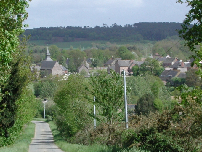 Le bourg vu du nord-ouest