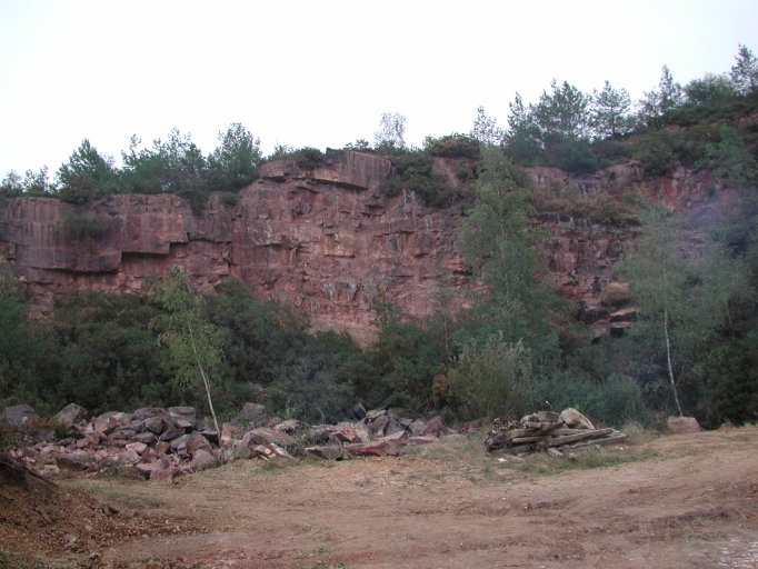 Vue générale de la carrière