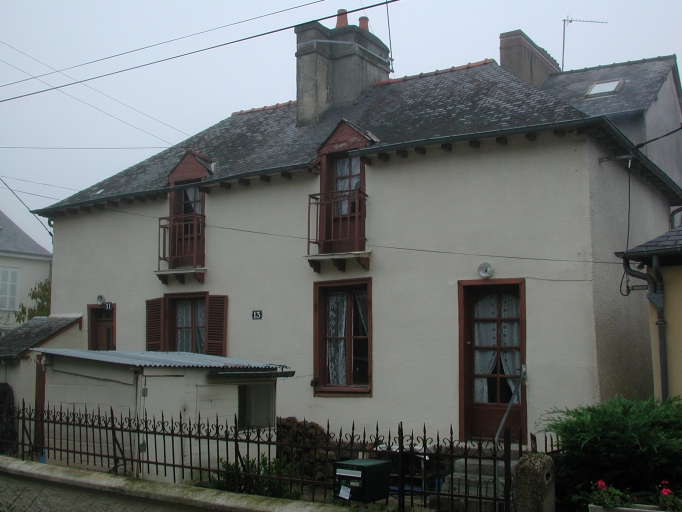 Vue générale de la façade sud-est