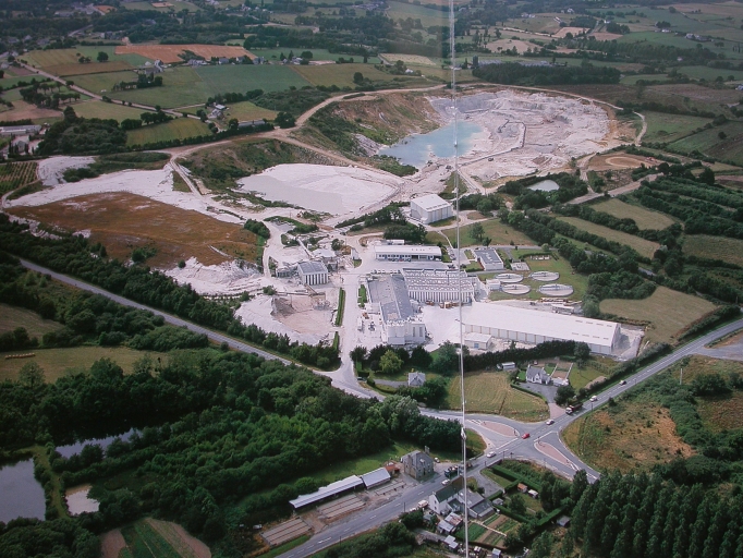 Vue générale aérienne.